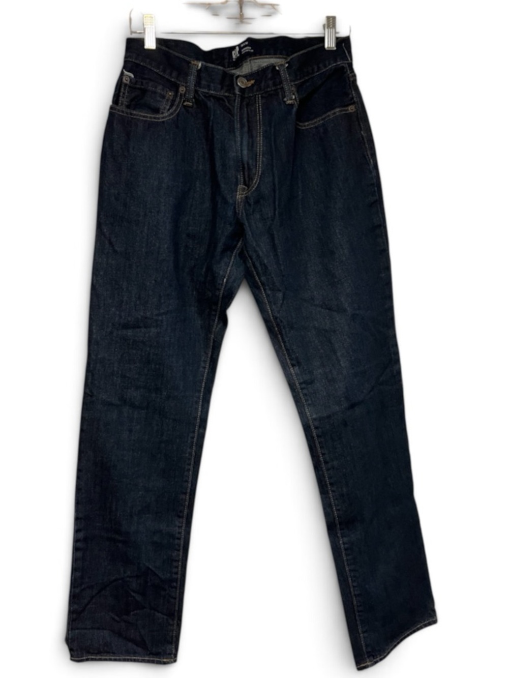Men's GAP dark blue Straight-Leg Jeans size 30w x 32L